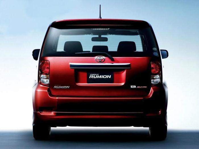 Toyota-Rumion: Beschreibung und Spezifikationen eines kompakten japanischen Minivans