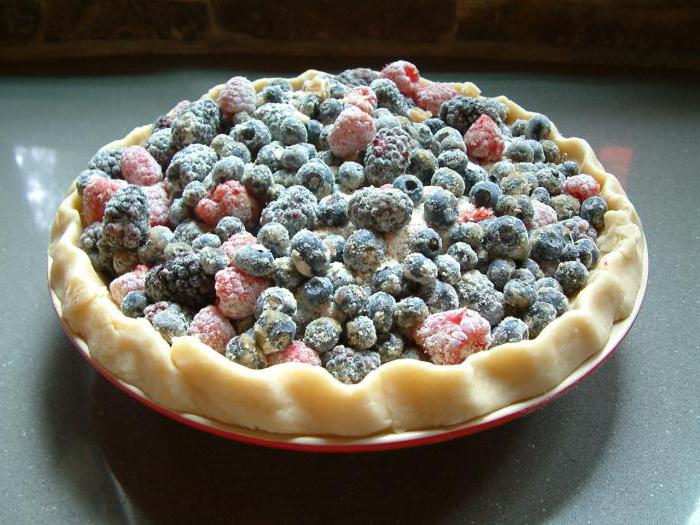 Fast Pie mit Beeren: Rezepte