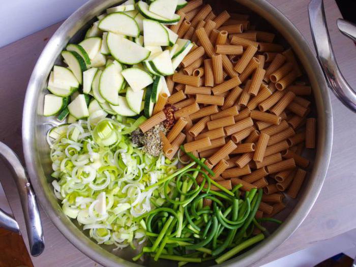 Pasta mit Zucchini