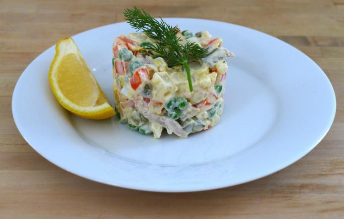 Russischer Salat echtes Französisch