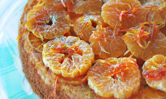 Mandarinkuchen: ein Rezept. Mandarinkuchen im multivark