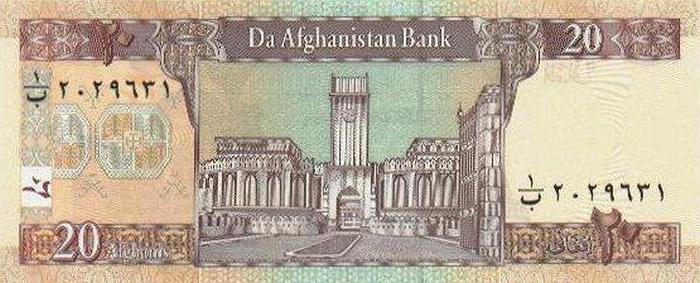 Die Währung Afghanistans: die Geschichte der Währungseinheit. Neugierige Informationen über die Währung