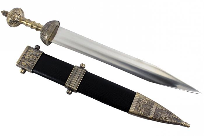 Das Schwert der Ritter. Antiker kalter Stahl