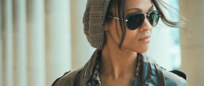 "Kolumbien". Akteure des ersten Plans: Zoe Saldana