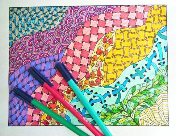 Zentangle und Kritzeln: Muster