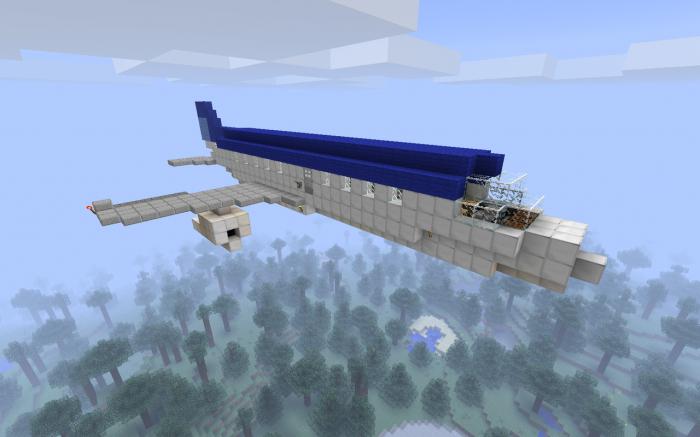 wie man ein Flugzeug ohne Mods in einem Maincraft macht