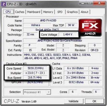 AMD FX-6300 Black Edition-Prozessor 