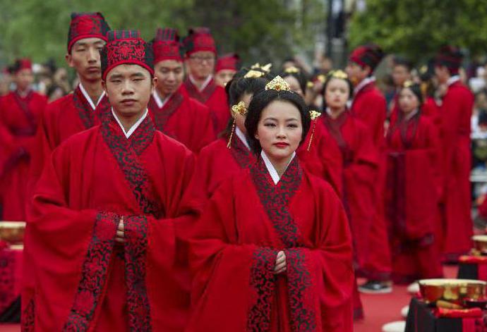 Chinesische Nationaltracht für Männer