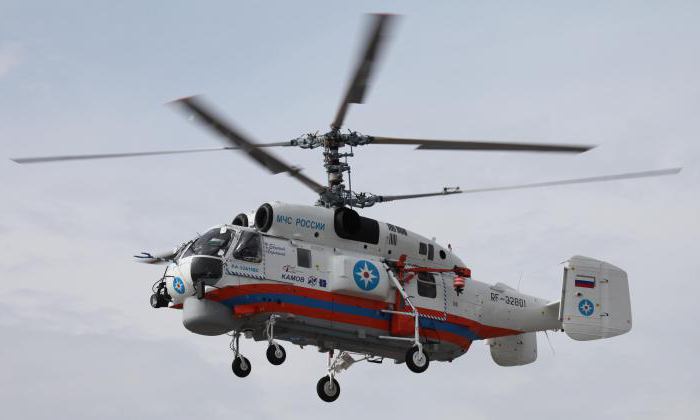 Rettungshubschrauber EMERCOM von Russland. Feuerwehr- und Sanitätshubschrauber des Katastrophenschutzministeriums