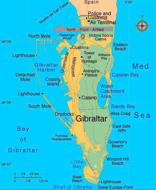 Wo ist Gibraltar? Kurze Beschreibung des Staates