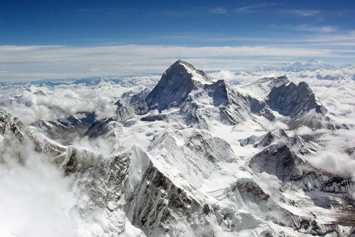 die höchsten Berge der Welt