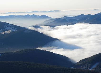 Mount Goverla in den Karpaten