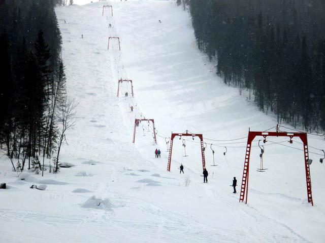 "Mountain Salanga" - ein Skigebiet in Russland