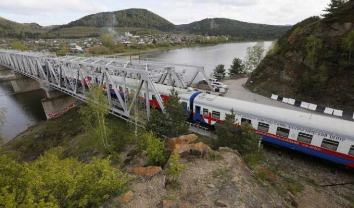 Die Krasnojarsker Eisenbahn ist das Herz von Transsib