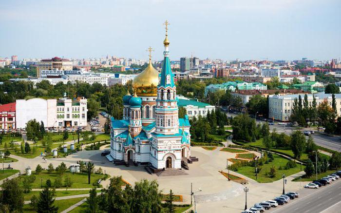 Der Ort, an dem Omsk liegt, ist das westlichste Sibirien