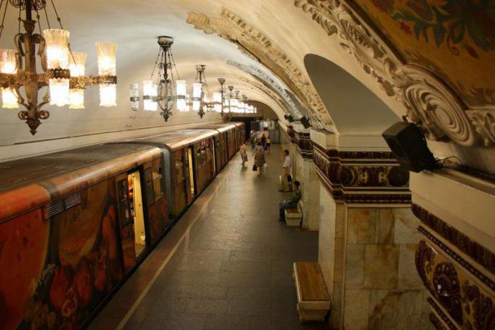 Moskauer Staatliche Universität: U-Bahnstation 