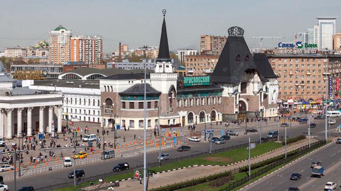 Bereich von 3 Stationen in Moskau