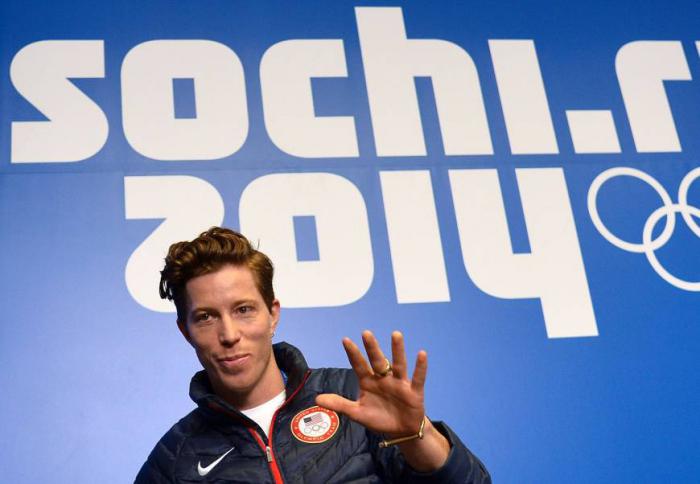 Snowboarder Shaun White