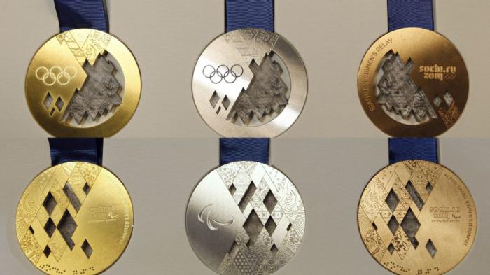 Goldmedaille der Olympischen Spiele 2014