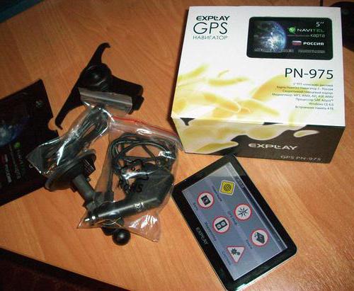 GPS-Navigator Explay PN-975: Spezifikationen, Fotos und Bewertungen