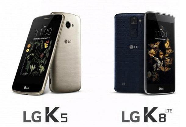 Smartphone LG K8 LTE: Bewertungen über Modell