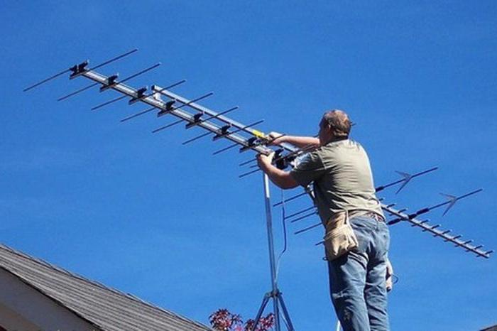 Außenantenne für ein Fernsehgerät